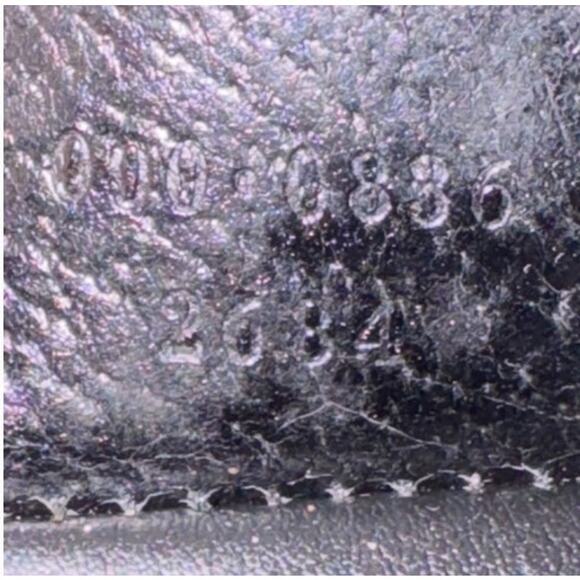 Gucci Black Pebble Grained leather w/bamboo handle /top zip/silver hardware - Picture 8 of 8